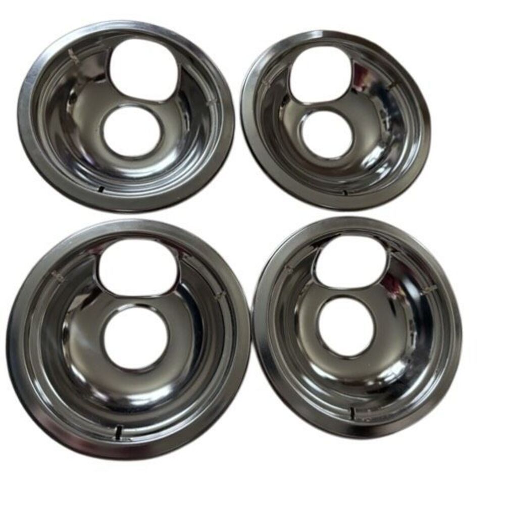 4 Electric Range 6” Chrome Dip Bowls